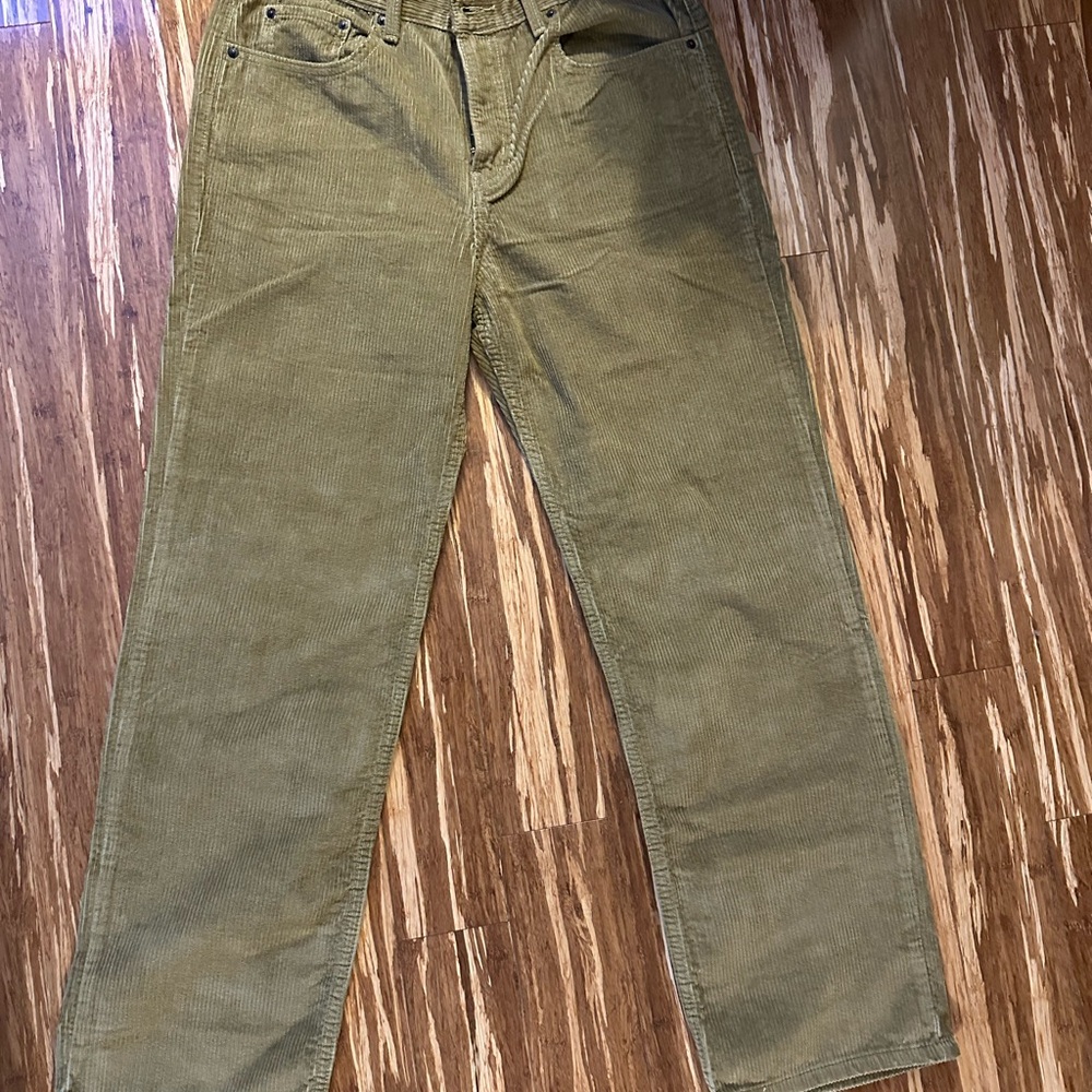 Levi's Olive Corduroy Pants